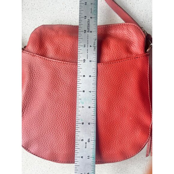 Vince Camuto Red Leather Crossbody Bag With Adjustable Strap - Picture 5 of 16